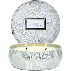 Voluspa Sparkling Cuvee Candle 3 Wick Tin 12 Ounces