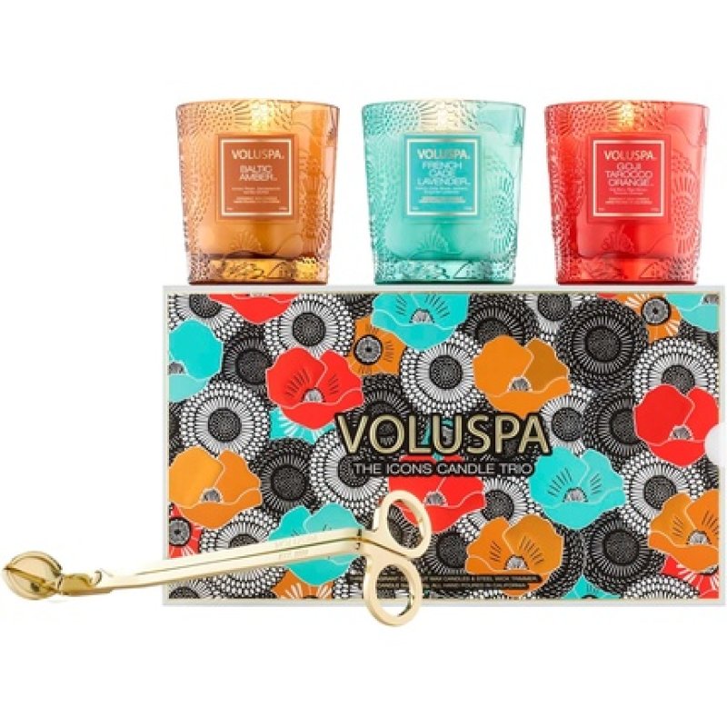 Voluspa Limited Edition Icons Gift Set 5.5 Oz Coconut Wax Blend