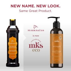 Earthly Body MKS eco Hydrate Conditioner Nourish Moisturize Hair Protect Against Breakage Moroccan Argan Oil Hemp Seed