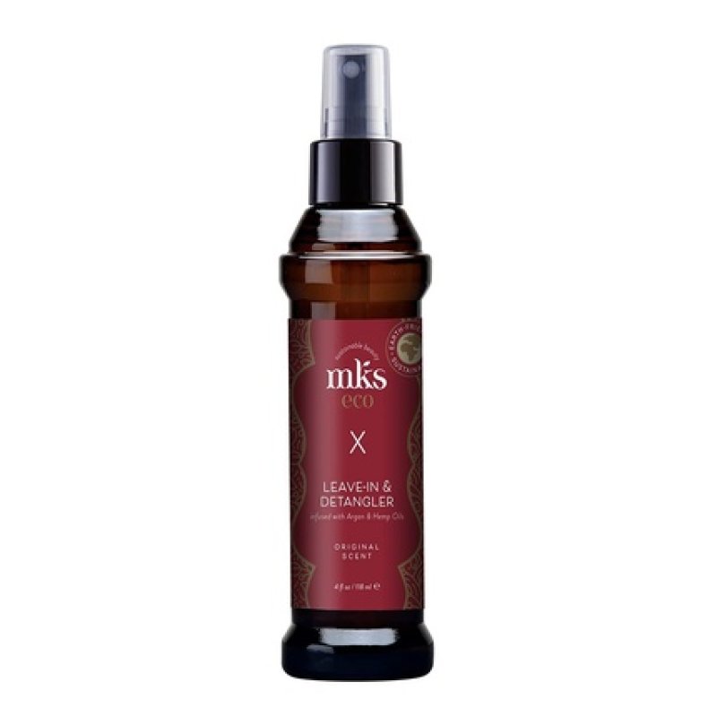 MKS eco X Leave-In Treatment & Detangler with Moroccan Argan Oil and Hemp Seed Oil 4 Fl Oz