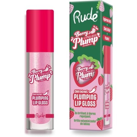 Rude Berry Plump Plumping Lip Gloss Pink Sugar Shade