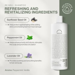 Neuma Re Neu Shampoo Peppermint & Lavender 32 Fl Oz