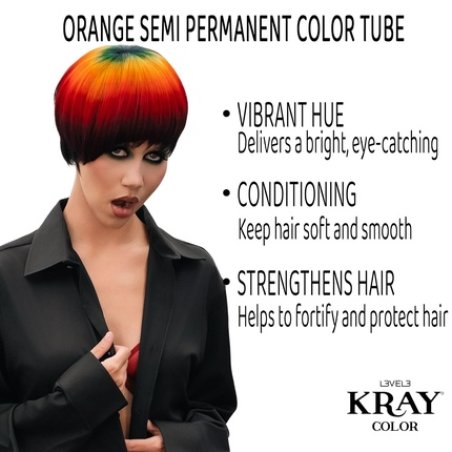 Level 3 Kray Semi Permanent Hair Color with Aloe Vera