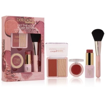 Bellapierre Get The Look Kit Blush Edition with 3 Blushes and 1 Brush