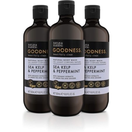 Baylis & Harding Goodness Sea Kelp & Peppermint Natural Body Wash 500ml