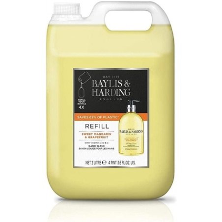 Baylis & Harding Sweet Mandarin and Grapefruit Hand Wash 2 Litre Refill Grapefruit