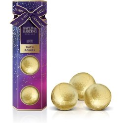 Baylis & Harding Midnight Fig & Pomegranate Luxury Bath Bomb Trio Gift Set