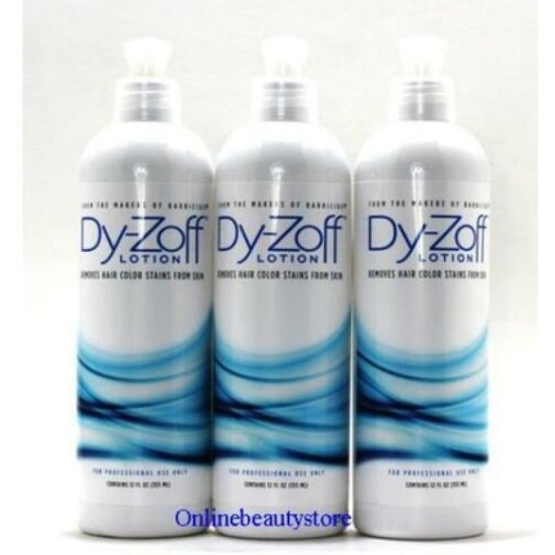 DY-ZOFF Hair Color Stain Remover Lotion 12oz