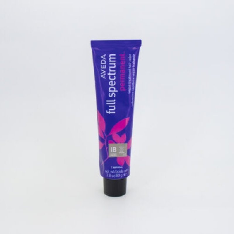 Aveda Full Spectrum Permanent Cream Hair Color 80g 1B Intensive Base - New