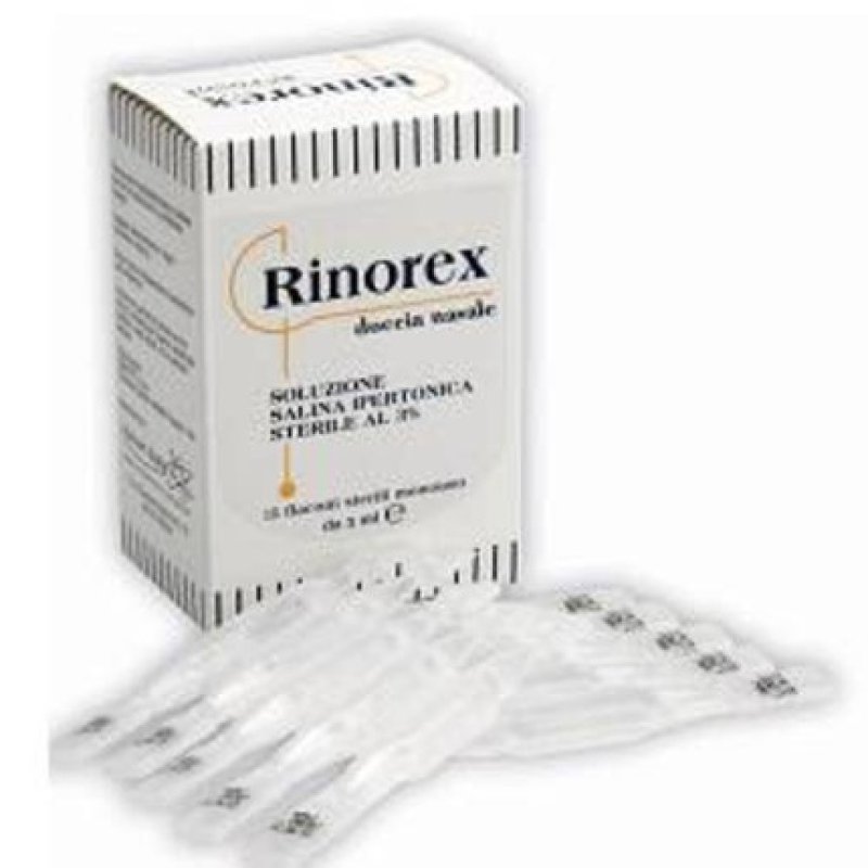 Rinorex Shower Bicarbonate 15 Bottles 5ml