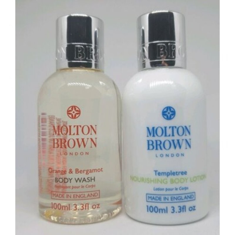 Molton Brown Orange & Bergamot Body Wash and Templetree Nourishing Body Lotion