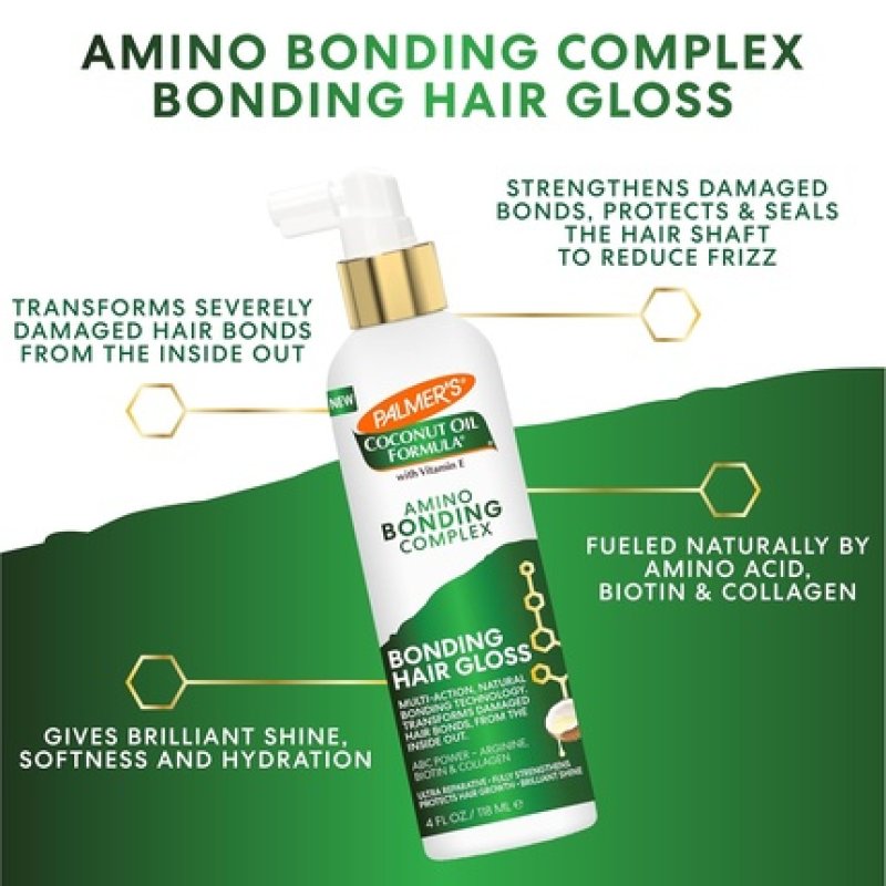 Palmer's Amino Bonding Complex Hair Gloss Hair Shine Spray with Coconut Oil