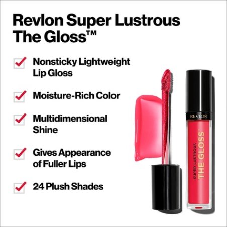 Revlon Super Lustrous The Gloss lip gloss 302 Glazing Lilac