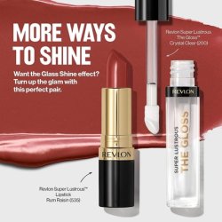Revlon Super Lustrous Glass Shine Lipstick Cherries in The Snow 0.11 oz (3.1 g)