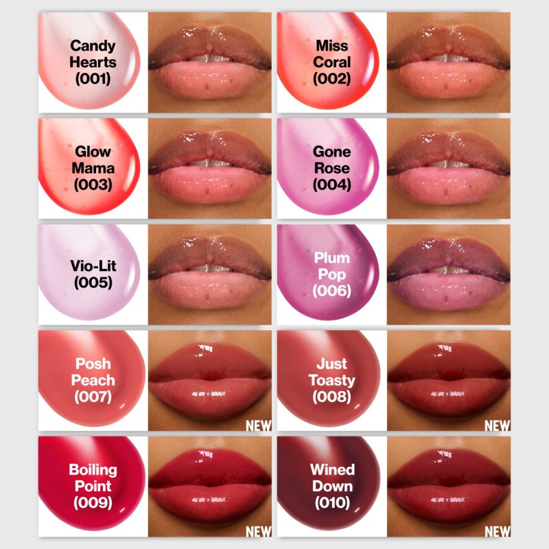 Revlon Super Lustrous Glimmer Lip Oil 002 Miss Coral 3.8ml