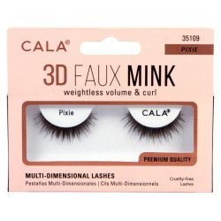 CALA 35109 eyelash extension Strip lashes Black