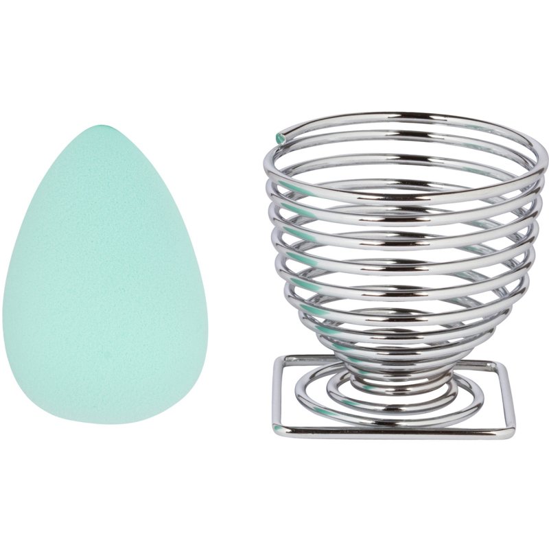 Cala Mint Teardrop Sponge and Stand