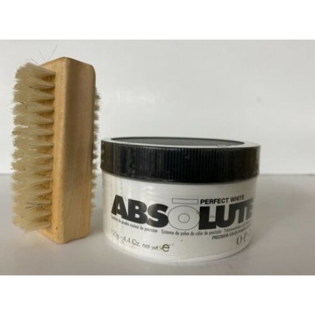 OPI Absolute Precision Color Perfect White Powder System 4.4oz with Nail Brush