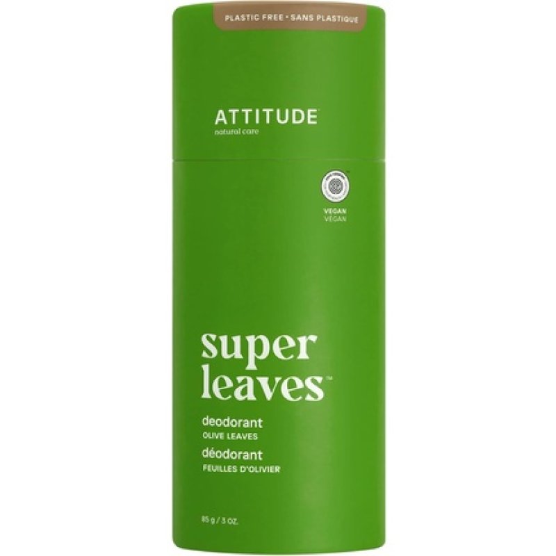 Attitude Plastic-Free Deodorant EWG Verified Aluminum Free Vegan