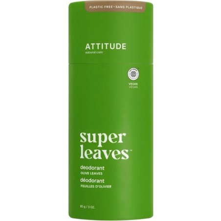 Attitude Plastic-Free Deodorant EWG Verified Aluminum Free Vegan