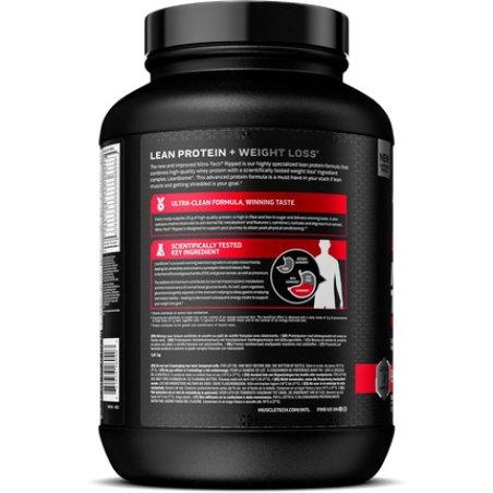 MuscleTech NitroTech Ripped Lean Protein Powder Weight Loss Support Whey Isolate Protein Shake for Men & Women Zero