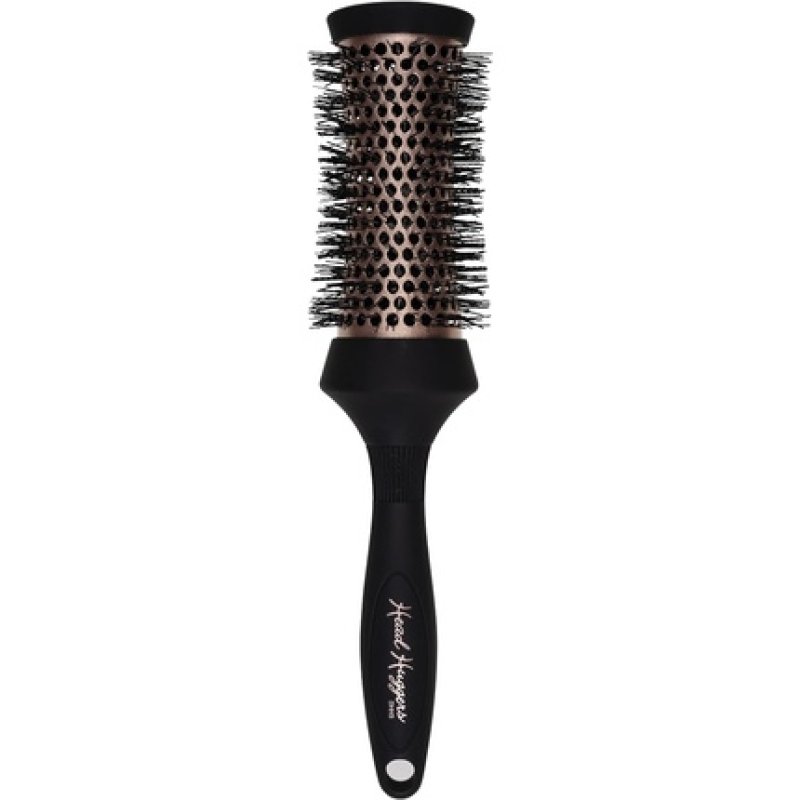 Denman Medium Thermo Ceramic Hourglass Hot Curl Brush for Blow-Drying, Straightening, Defined Curls, Volume and