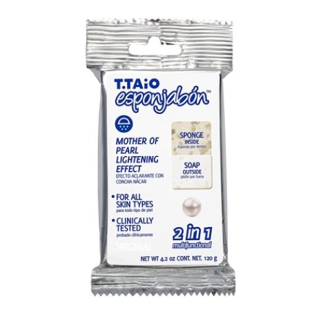 EsponJabon Mother of Pearl Lightening Effect Multifunctional Soap with Sponge Inside