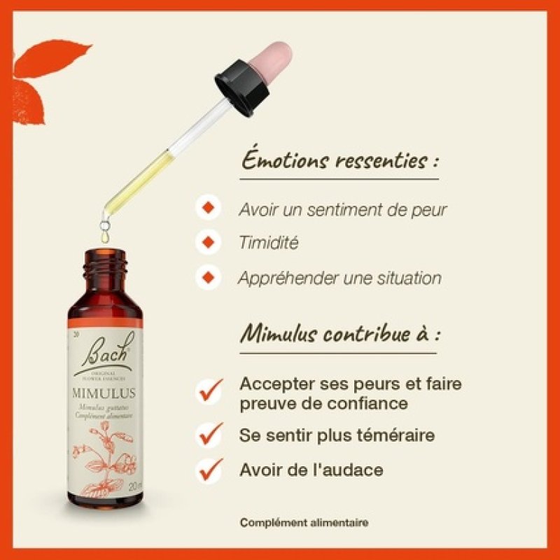 Bach Flower Remedies Mimulus 20ml