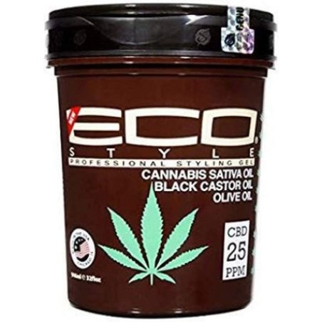 Ecoco Eco Style Gel Cannabis Sativa Oil Water-Based Formula Adds Incredible Moisture and Shine Therapy to Dehydrated