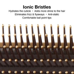 Olivia Garden Ceramic Ion Nano Thermic Styler Hair Brush 9 Rows