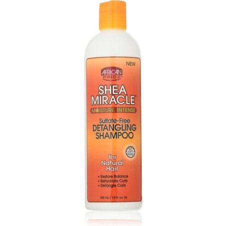 African Pride Shea Butter Miracle Moisture Intense Detangling 354 ml Shampoing Femmes