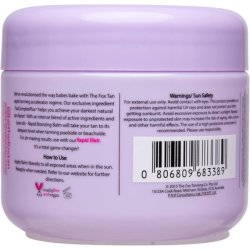 The Fox Tan Tanning Accelerator Rapid Bronzing Balm with Cocoa Butter 150ml