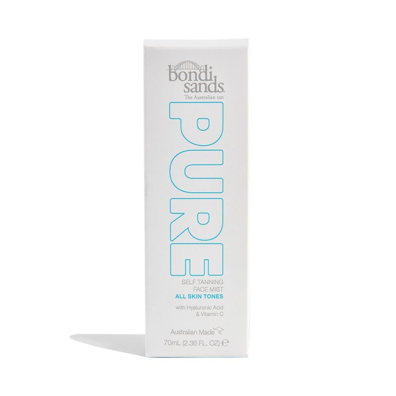 Bondi Sands Pure Self-Tanning Face Mist Moisturizing Lightweight Formula with Vitamin C and E 70ml