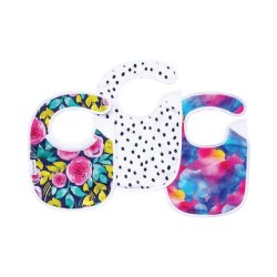 Tiny Twinkle Soft Coffee Tree Bib Painted Peony 80g - Pack of 3