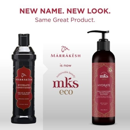 Earthly Body MKS eco Hydrate Conditioner Nourish Moisturize Hair Protect Against Breakage Moroccan Argan Oil Hemp Seed