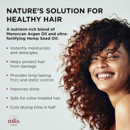 MKS eco X Leave-In Treatment & Detangler with Moroccan Argan Oil and Hemp Seed Oil Vegan & Cruelty Free Dreamsicle 10