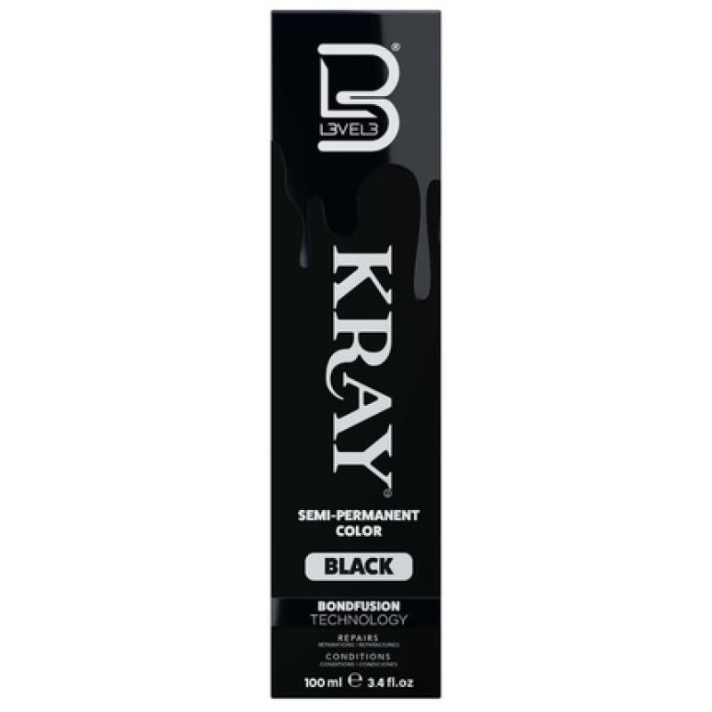 Level 3 Kray Semi Permanent Hair Color with Aloe Vera
