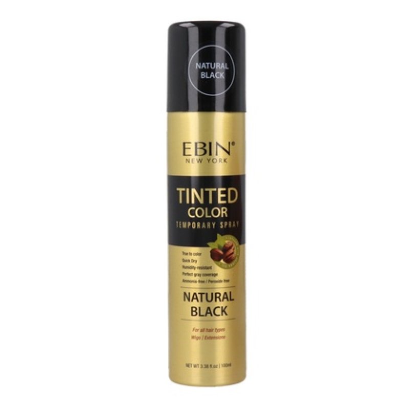 Ebin New York Tinted Color Natural Black Spray - 100 Ml