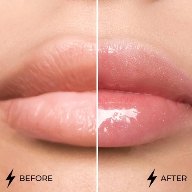 Lamel Dazzle Glow Crystal Clear Lip Gloss - Hydrating Non-Sticky Lip Gloss