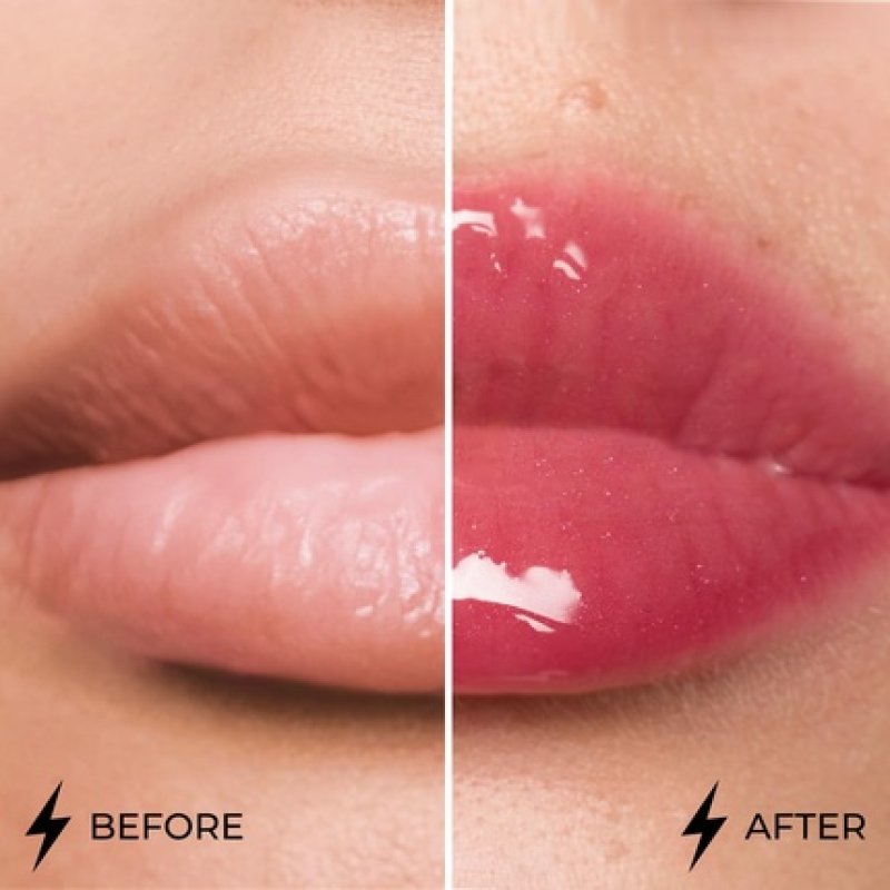 Lamel Dazzle Glow Crystal Clear Lip Gloss - Hydrating Non-Sticky Lip Gloss