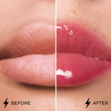 Lamel Dazzle Glow Crystal Clear Lip Gloss - Hydrating Non-Sticky Lip Gloss