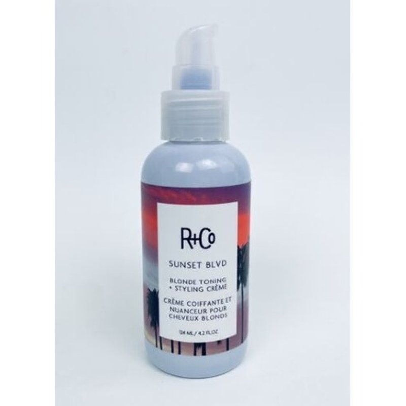 R Co Sunset Blvd Blonde Toning Styling Cream 4.2oz 124ml
