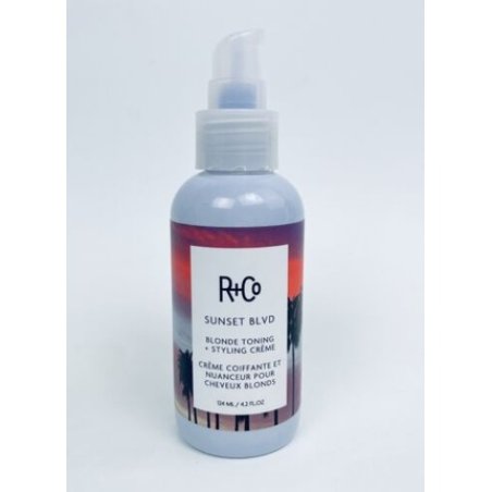 R Co Sunset Blvd Blonde Toning Styling Cream 4.2oz 124ml