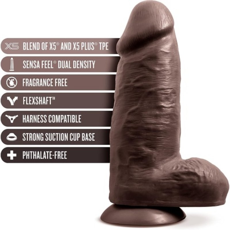 Blush Au Naturel Brown Dildo 10 Inch
