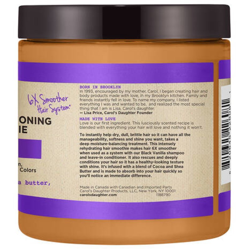 Carol's Daughter Black Vanilla Moisture & Shine Hair Smoothie 226ml masque pour cheveux 226 g Femmes
