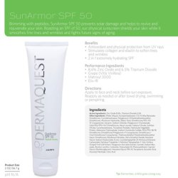 Dermaquest Peptide Vitality Sunarmor Sunscreen SPF 50 Anti-Aging Titanium