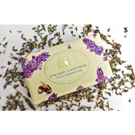 The English Soap Company Vintage Wrapped Soap Bar English Lavender Shea Butter Soap Bar 190g