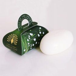 The English Soap Company Large Gift Bag Bath Soap Lily of the Valley 260g