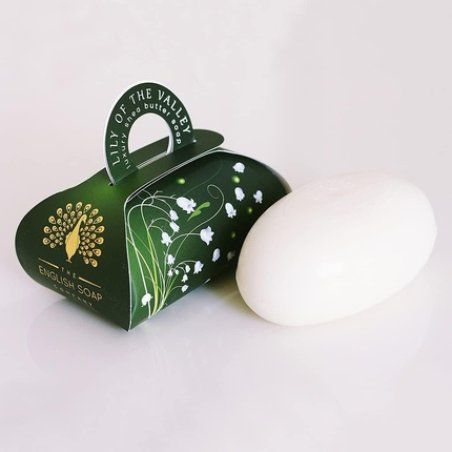 The English Soap Company Large Gift Bag Bath Soap Lily of the Valley 260g