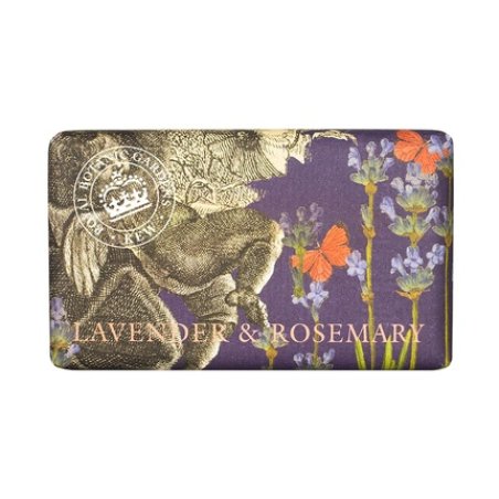 The English Soap Company Royal Botanical Gardens Kew Wrapped Soap Bar Luxury Lavender Shea Butter Soap Bar 240g
